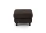 Hocker CALM PLUS 2.0 - BL ca. 66x66 cm, Stoff, Dunkelbraun