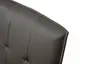 Stuhl MARCELLA - drehbar, Leder, Dunkelbraun