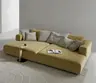 Megasofa Caruso - Velour, Senfgelb