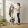 Garderobenständer - Ø/H ca. 48x170 cm, Eiche natur Nachbildung, Kaschmir