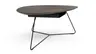 Couchtisch Fano - LBH ca. 121x75x38 cm, Ceramistone, Graubraun