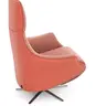 Relaxsessel Girona -  inklusive motorischer Relaxfunktion, Stoff, Leder, Rose