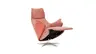 Relaxsessel Girona -  inklusive motorischer Relaxfunktion, Stoff, Leder, Rose