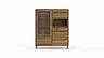 Wandboard Farmingdale - Eiche massiv, legno