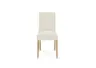 Stuhl  SITTING TOGETHER_L- Stoff, Creme, Eiche Natur