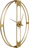 Wanduhr- D ca. 60 cm, Rund, Stahl, Pulverbeschichtet, Goldfarben