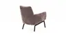 Sessel Matina - Größe L, Velour, Mauve