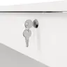 Schreibtisch - LB ca. 110x49 cm, Weiß