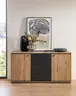Sideboard - Artisan Eiche, Absetzung Graphit
