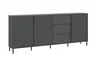 Sideboard - B ca. 212 cm, Anthrazit