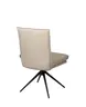 Stuhl MARCELLA - drehbar, Leder, Latte