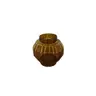 Deko-Vase - DH ca. 15,5x15,5 cm, Amber