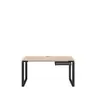 Schreibtisch - L. ca. 140 cm , Graphit