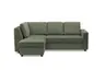 Ecksofa PRO FLEXX - Ecke links, 2-Sitzer, Stoff, Dunkelgrün