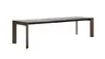 Esstisch Saratoga - ausziehbar, LB ca. 180x95 cm, Buche massiv, silbergrau geölt