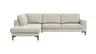 Ecksofa Oviedo - 2,5-Sitzer mit Ecke rechts, Stoff, Natur