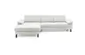 Ecksofa CALM MOVE - Ecke links, 2,5-Sitzer inkl. Schlaffunktion, Microfaser, Creme