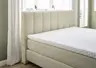 Boxspringbett - Liegefläche ca. 180x200 cm, Stoff, Natur
