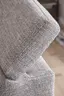 Sofa Hudson - 2,5-Sitzer inkl. Kopfteil verstellbar, Stoff, Hellgrau