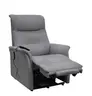 TV-Sessel MARCIO - Aufstehhilfe, Relaxfunktion, Stoff, Hellgrau