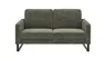 Sofa Enna - 2,5-Sitzer, Armlehne A, Stoff, Olivgrün, Kufe, Schwarz