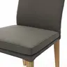 Stuhl Tuma- Leder, Graubraun