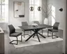 Freischwinger - Stoff, Vintage Anthrazit