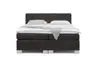 Boxspringbett HAIKOS- Liegefläche ca. 180x200 cm, Stoff, Dunkelbraun, Bonell, Inkl. Topper