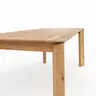 Esstisch Saratoga - ausziehbar, LB ca. 200x95 cm, Wildeiche massiv, natur geölt