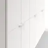 Drehtürenschrank Matera - BTH ca. 301x60x235 cm, Lack Matt, Weiß