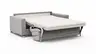 Sofa Nuoro - 2,5-Sitzer inkl. Schlaffunktion, Armlehne 1, Stoff, Grau