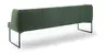 Polsterbank - Breite ca. 280 cm, Stoff, Khaki