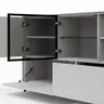 Sideboard Medio - Lack, Weiß