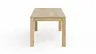 Esstisch Amora - LB ca. 180x90 cm, Wildeiche massiv bianco