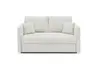 Sofa JORDEN - 2,5-Sitzer, inkl. Schlaffunktion, verstellbare Armlehnen, Stoff, Beige