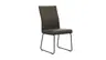 Polsterstuhl Carmelo - Leder, Olive
