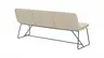 Polsterbank Macano - B ca. 200 cm, Stoff, Beige