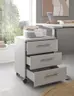 Rollcontainer - B ca. 40 cm, Lichtgrau