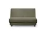 Schlafsofa EASY Optik A - 2-Sitzer ohne Armlehne, 140 cm inkl. Schlaffunktion, Cord, Dunkelgrün