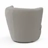 Sessel Cativa -  drehbar, Stoff, Graubeige