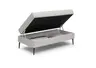 Megahocker - mit Stauraum, LB. ca. 140x80, Stoff, Creme