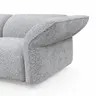 Trapezsofa Motone - Ecke links mit 2-Sitzer, Stoff, Hellgrau