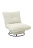 Drehsessel - Stoff, Creme