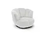 Drehsessel- Stoff, Creme