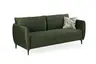 Sofa - 3-Sitzer, Stoff Dunkelgrün