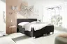 Boxspringbett HAIKOS- Liegefläche ca. 180x200 cm, Stoff, Anthrazit, Bonnell, Inkl.Topper