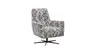 Drehsessel Charlotte - Stoff, Blumig