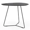 Ecktisch Fano - LBH ca. 59x50x50 cm, Fenix, Schwarz