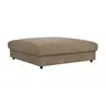 Hocker Stormy - LB ca. 110x110 cm, Stoff, Rauchbraun
