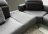 Ecksofa - 1-Sitzer mit Ecke rechts, Leder, Anthrazit
